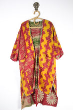 Cargar imagen en el visor de la galería, Kantha Ruana Long Sleeve (12534)