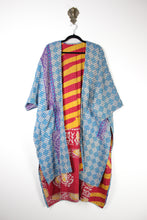 Load image into Gallery viewer, Kantha Ruana Long Sleeve (17549)