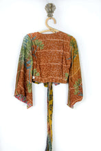 Load image into Gallery viewer, Saffron Wrap Top S (4441)