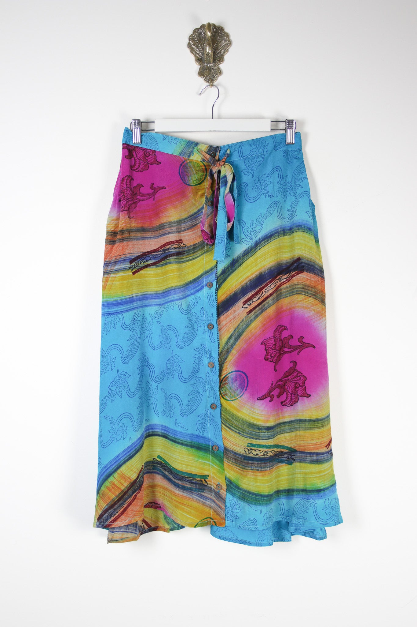 Sarita Silk Skirt L (6638)