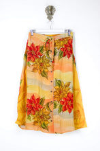 Load image into Gallery viewer, Sarita Silk Skirt L (6626)