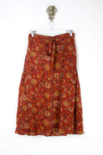 Load image into Gallery viewer, Sarita Silk Skirt L (6628)