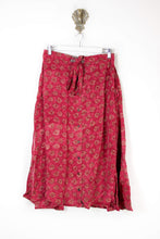 Load image into Gallery viewer, Sarita Silk Skirt L (6636)