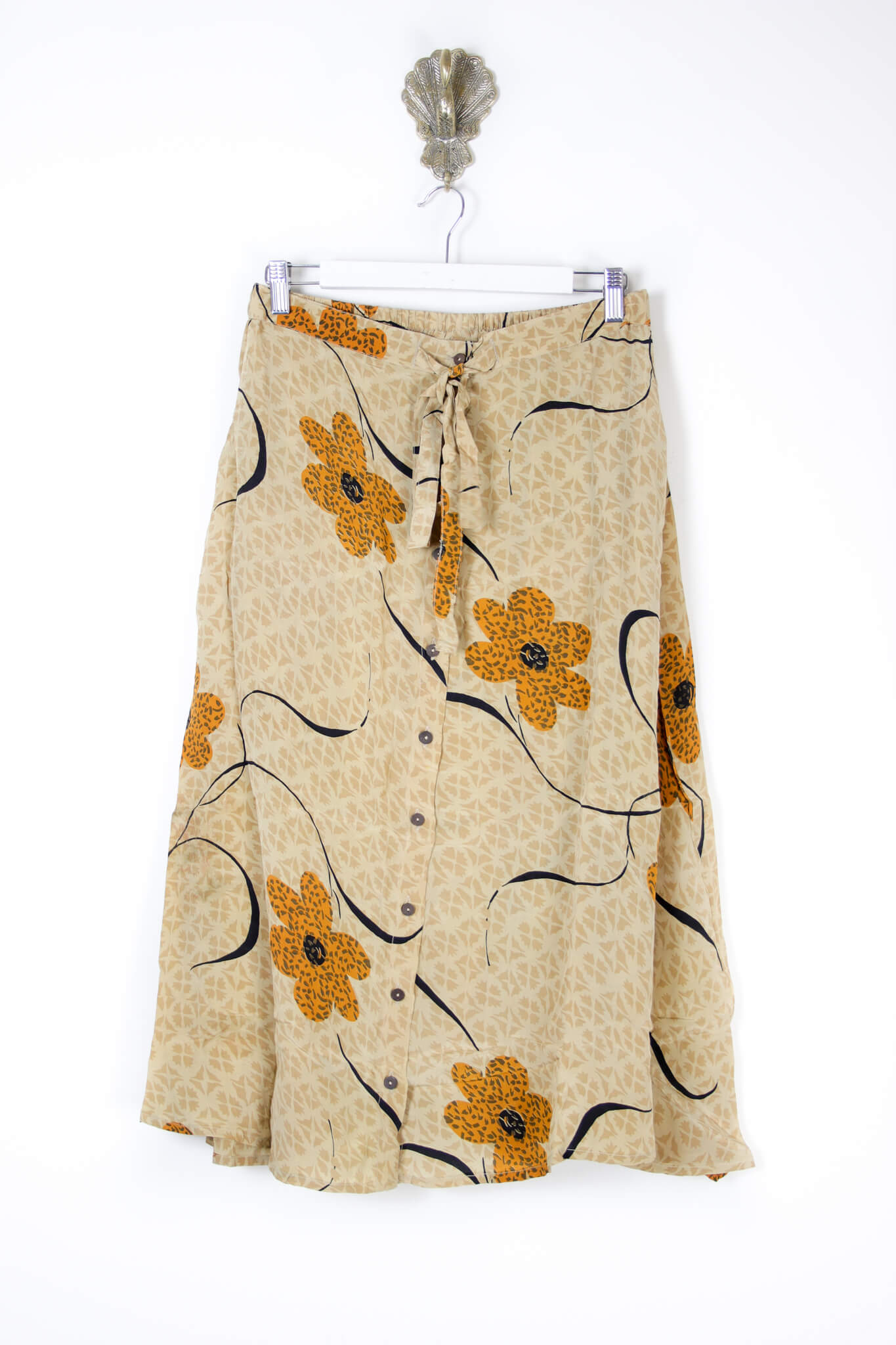 Sarita Silk Skirt L (6637)