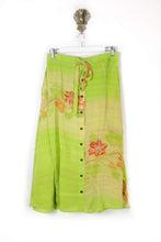 Load image into Gallery viewer, Sarita Silk Skirt L (6640)