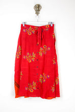 Load image into Gallery viewer, Sarita Silk Skirt L (6643)