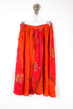 Load image into Gallery viewer, Sarita Silk Skirt L (6643)