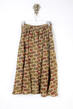 Load image into Gallery viewer, Sarita Silk Skirt M (6528)