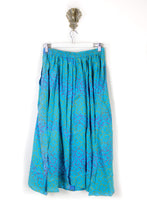 Load image into Gallery viewer, Sarita Silk Skirt M (6529)