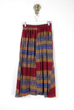 Load image into Gallery viewer, Sarita Silk Skirt S (6487)