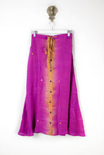 Load image into Gallery viewer, Sarita Silk Skirt S (6489)