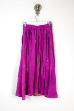 Load image into Gallery viewer, Sarita Silk Skirt S (6489)