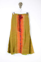 Load image into Gallery viewer, Sarita Silk Skirt S (6494)