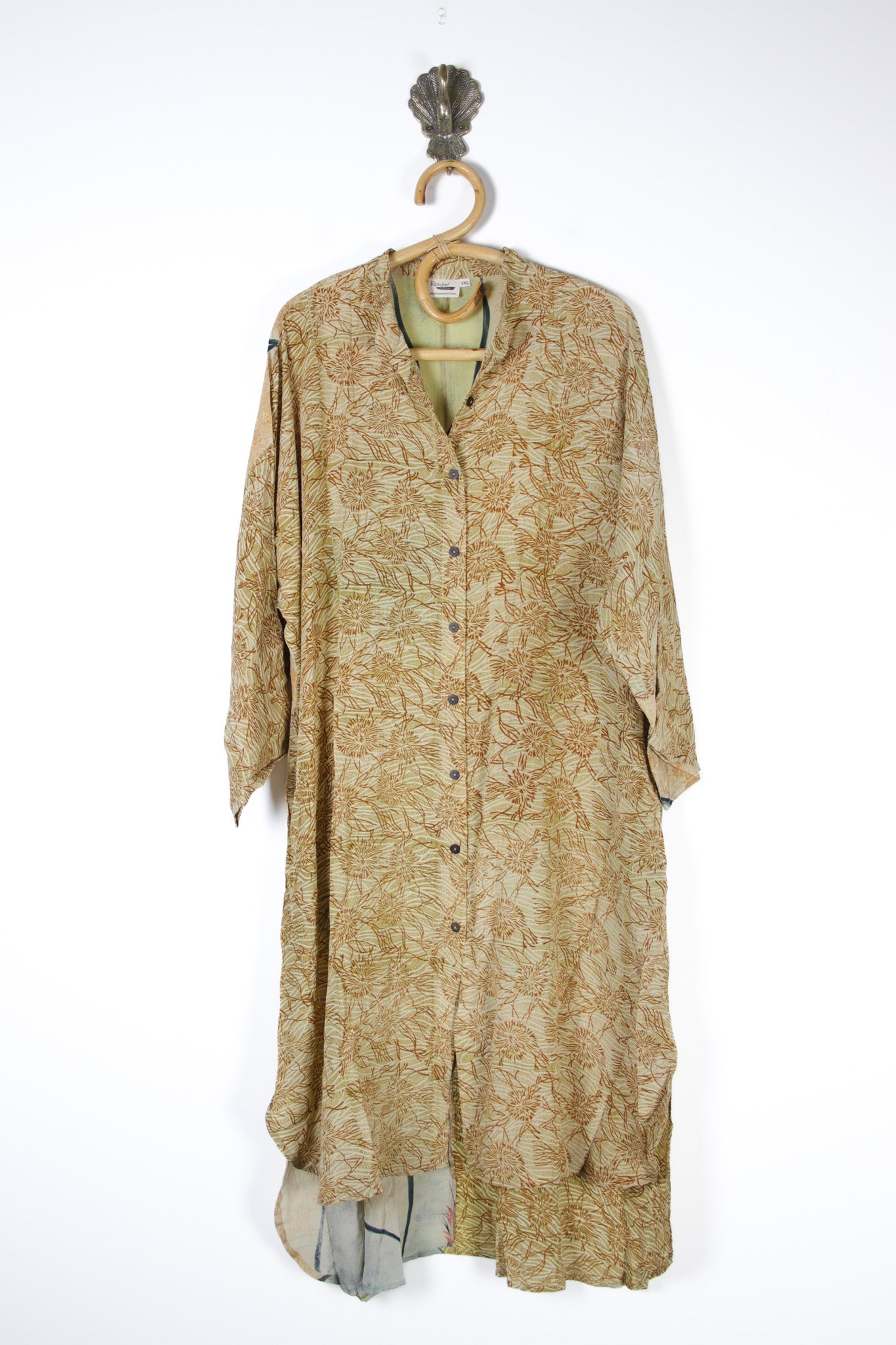Jasmine Silk Shirtdress 3XL (13813)