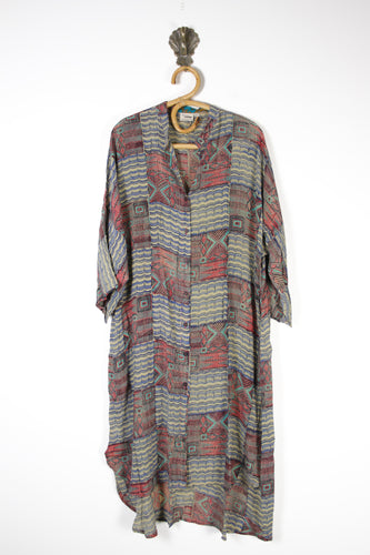 Jasmine Silk Shirtdress 3XL (13816)