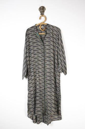 Jasmine Silk Shirtdress XL (13688)