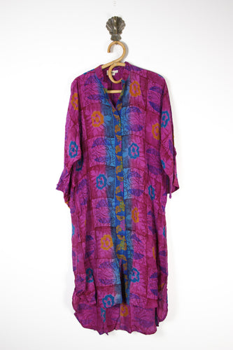 Jasmine Silk Shirtdress XL (13689)