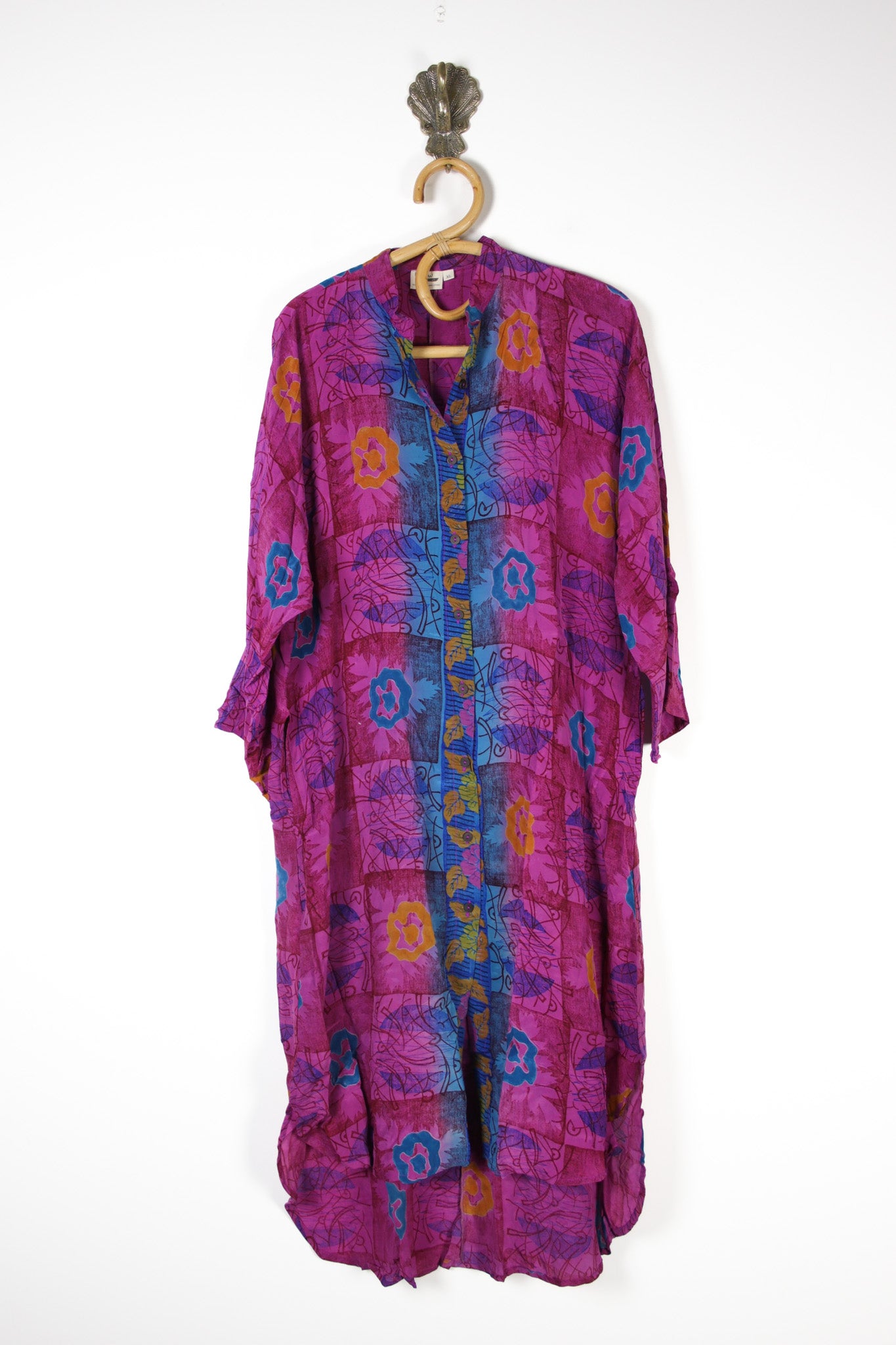 Jasmine Silk Shirtdress XL (13689)