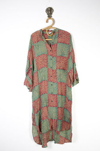 Jasmine Silk Shirtdress XL (13692)
