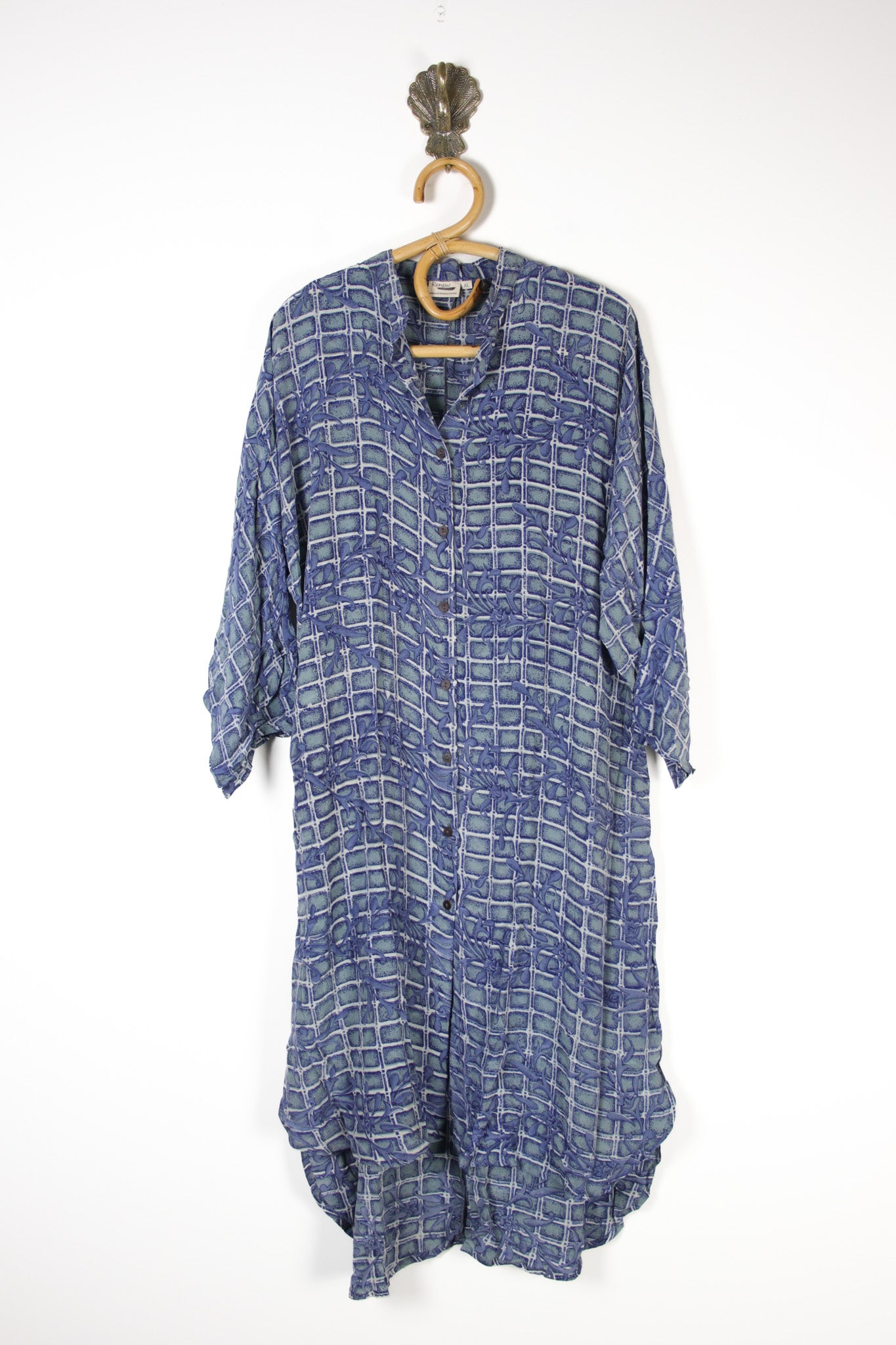 Jasmine Silk Shirtdress XL (13693)