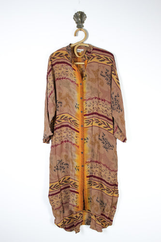Jasmine Silk Shirtdress XL (13695)