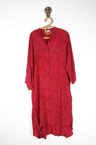 Jasmine Silk Shirtdress XL (13697)