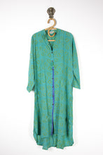 Load image into Gallery viewer, Jasmine Silk Shirtdress XL (13704)