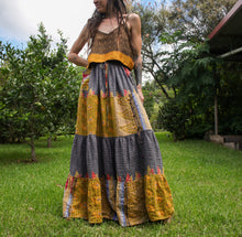 Load image into Gallery viewer, Spellbound Kantha Maxi Skirt L (3117)