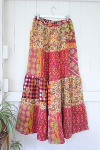 Spellbound Kantha Maxi Skirt S (3225)