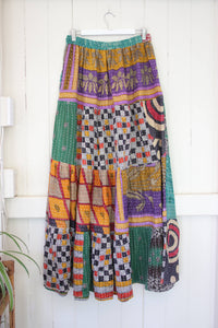 Spellbound Kantha Maxi Skirt M (3112)