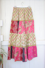 Load image into Gallery viewer, Spellbound Kantha Maxi Skirt M (3113)