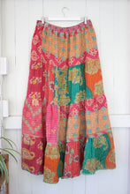 Load image into Gallery viewer, Spellbound Kantha Maxi Skirt XL (3126)