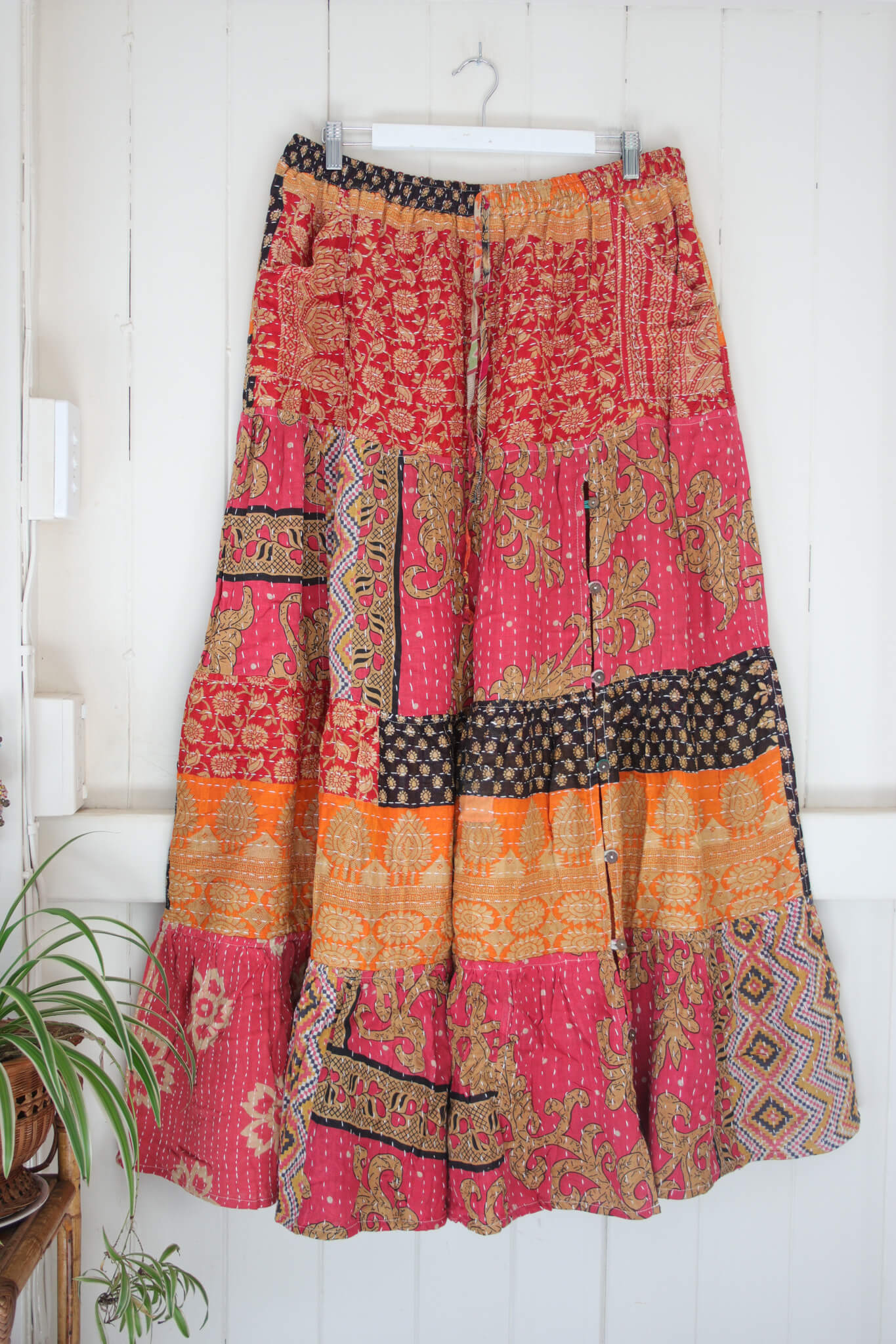 Spellbound Kantha Maxi Skirt XL (3248)