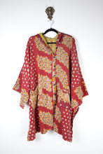 Charger l'image dans la galerie, Sukha Hooded Kantha Tunic (16831)