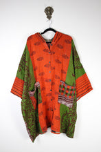 Charger l'image dans la galerie, Sukha Hooded Kantha Tunic (16850)