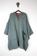 Charger l'image dans la galerie, Sukha Hooded Kantha Tunic (16851)