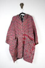 Cargar imagen en el visor de la galería, Sukha Hooded Kantha Tunic (16859)