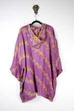 Charger l'image dans la galerie, Sukha Hooded Kantha Tunic (16878)