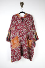 Carica l'immagine nel visualizzatore di Gallery, Sukha Hooded Kantha Tunic (16916)