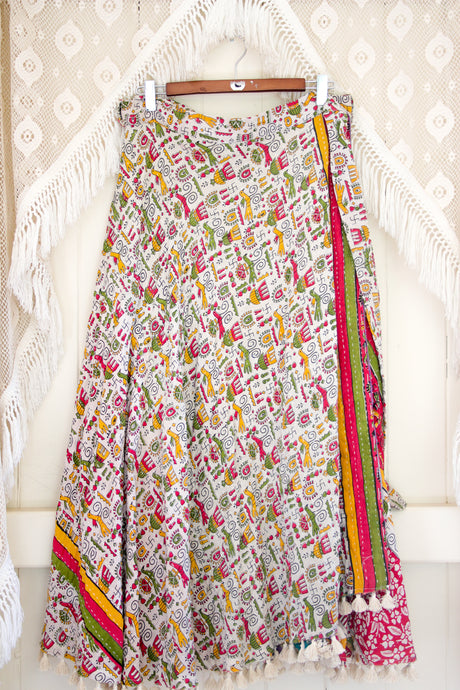 Sundar Kantha Skirt M-L (2174)