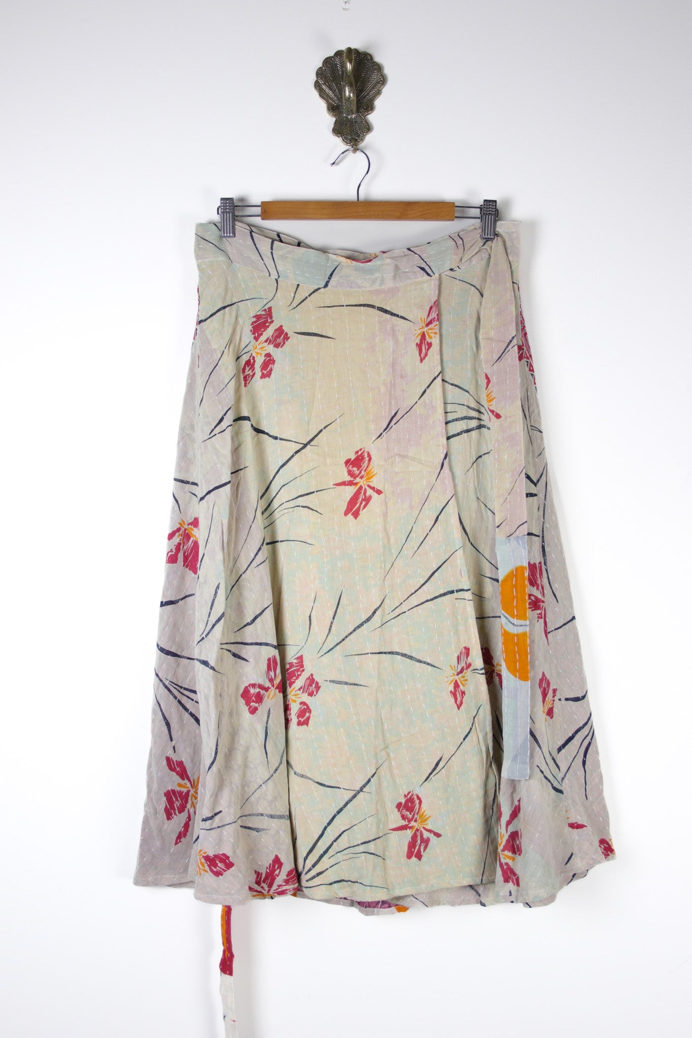 Unicorn Sundar Kantha Skirt XL (16581)