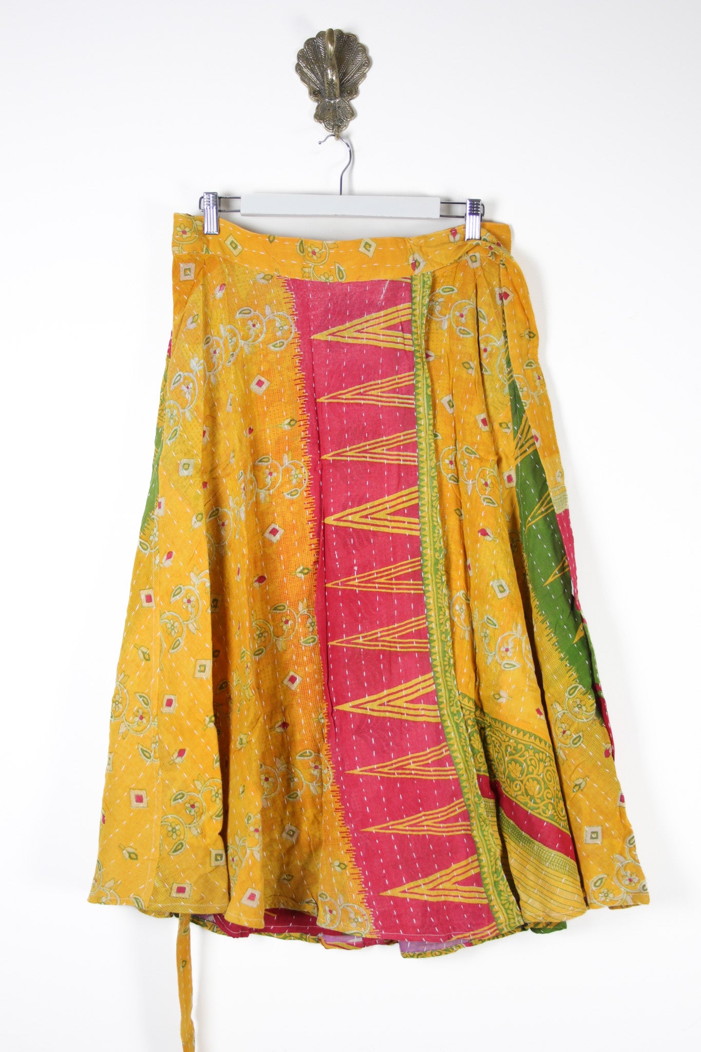 Sundar Kantha Skirt XL (13612)