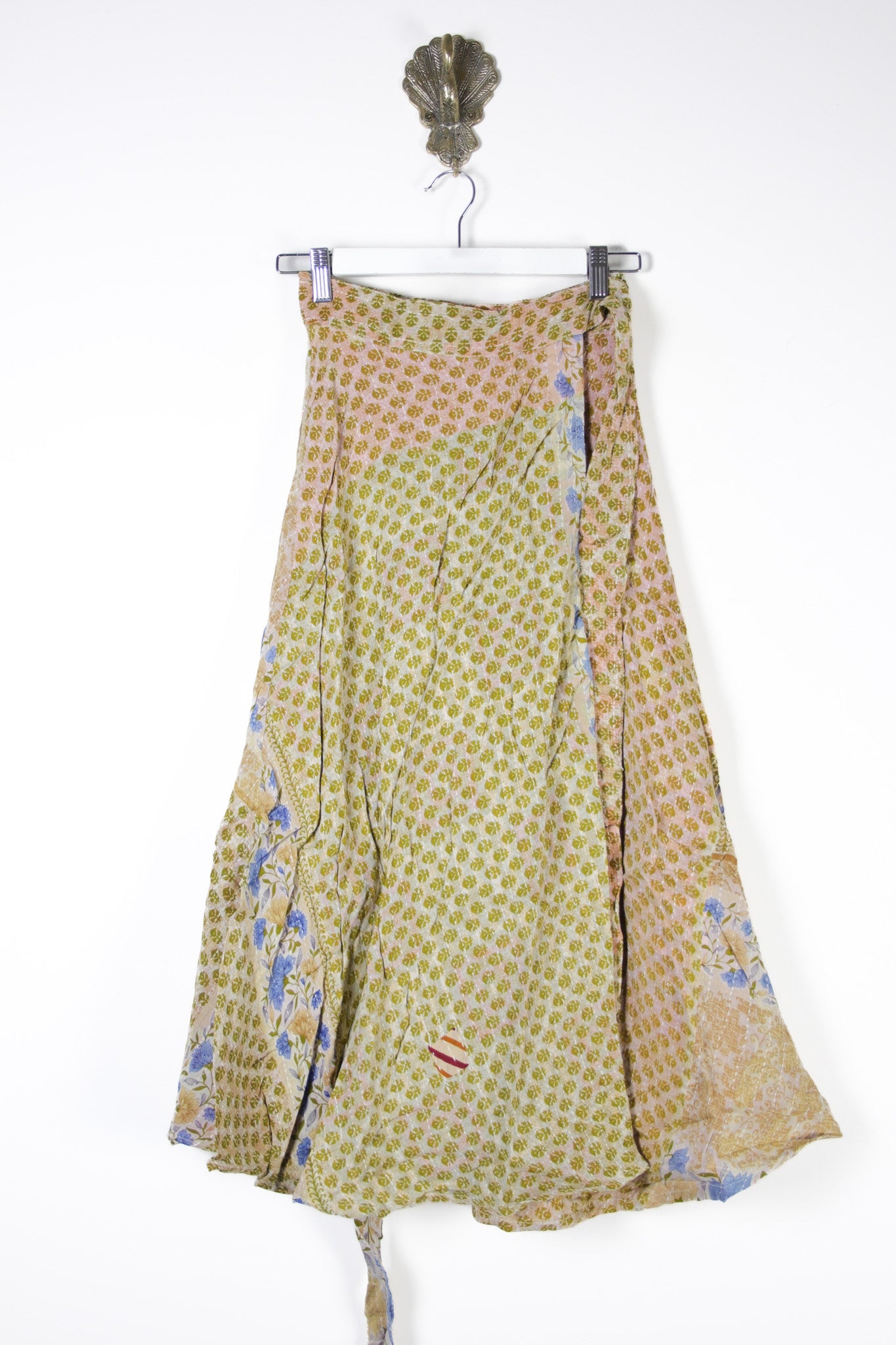 Sundar Kantha Skirt XS (13574)