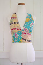 Load image into Gallery viewer, Sunseeker Kantha Halter Top (1377)