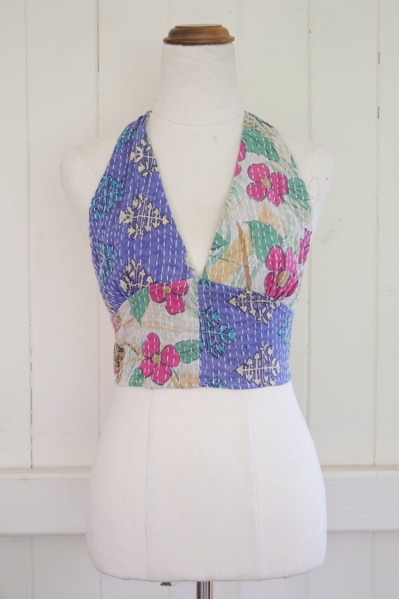 Sunseeker Kantha Halter Top (1386)
