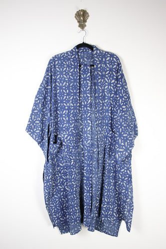 Stonewash Kantha Kimonos Temple print