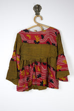 Charger l&#39;image dans la galerie, Wildflower Silk Blouse S (15284)