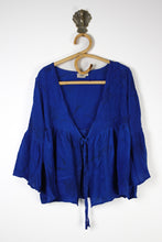 Charger l&#39;image dans la galerie, Wildflower Silk Blouse S (15288)