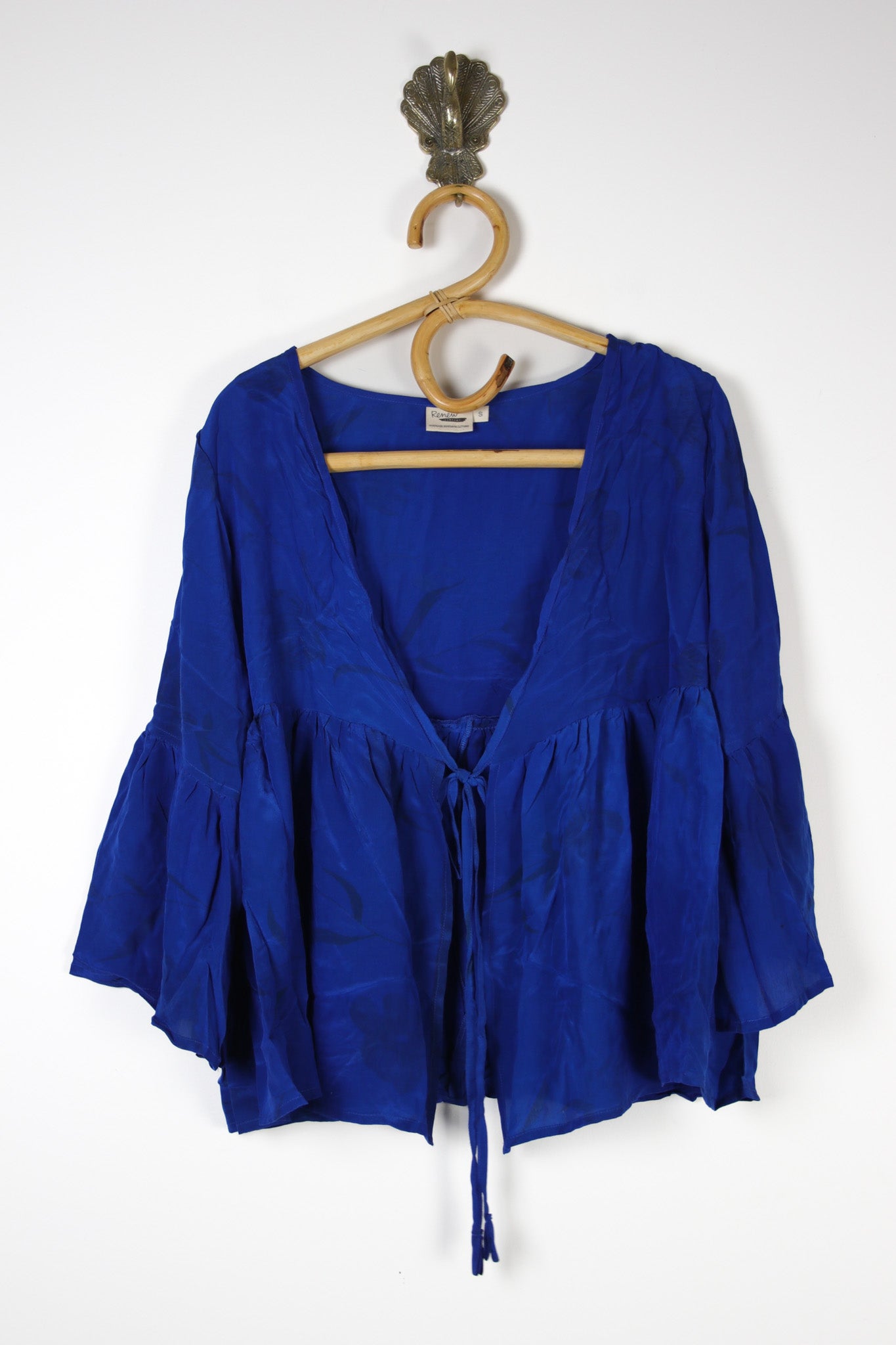 Wildflower Silk Blouse S (15288)