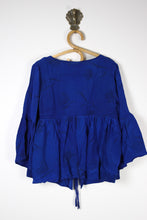 Charger l&#39;image dans la galerie, Wildflower Silk Blouse S (15288)